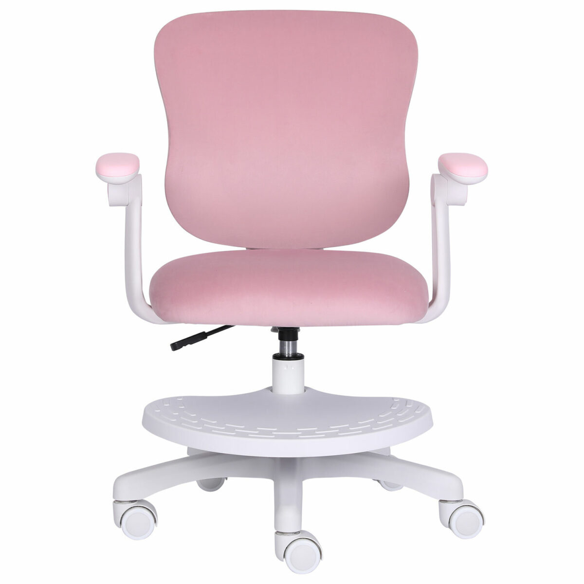 Кресло детское с подставкой для ног BRABIX "Sky MG-206", велюр, розовое, 533154 — изображение 3