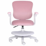 Кресло детское с подставкой для ног BRABIX "Sky MG-206", велюр, розовое, 533154 — изображение 3