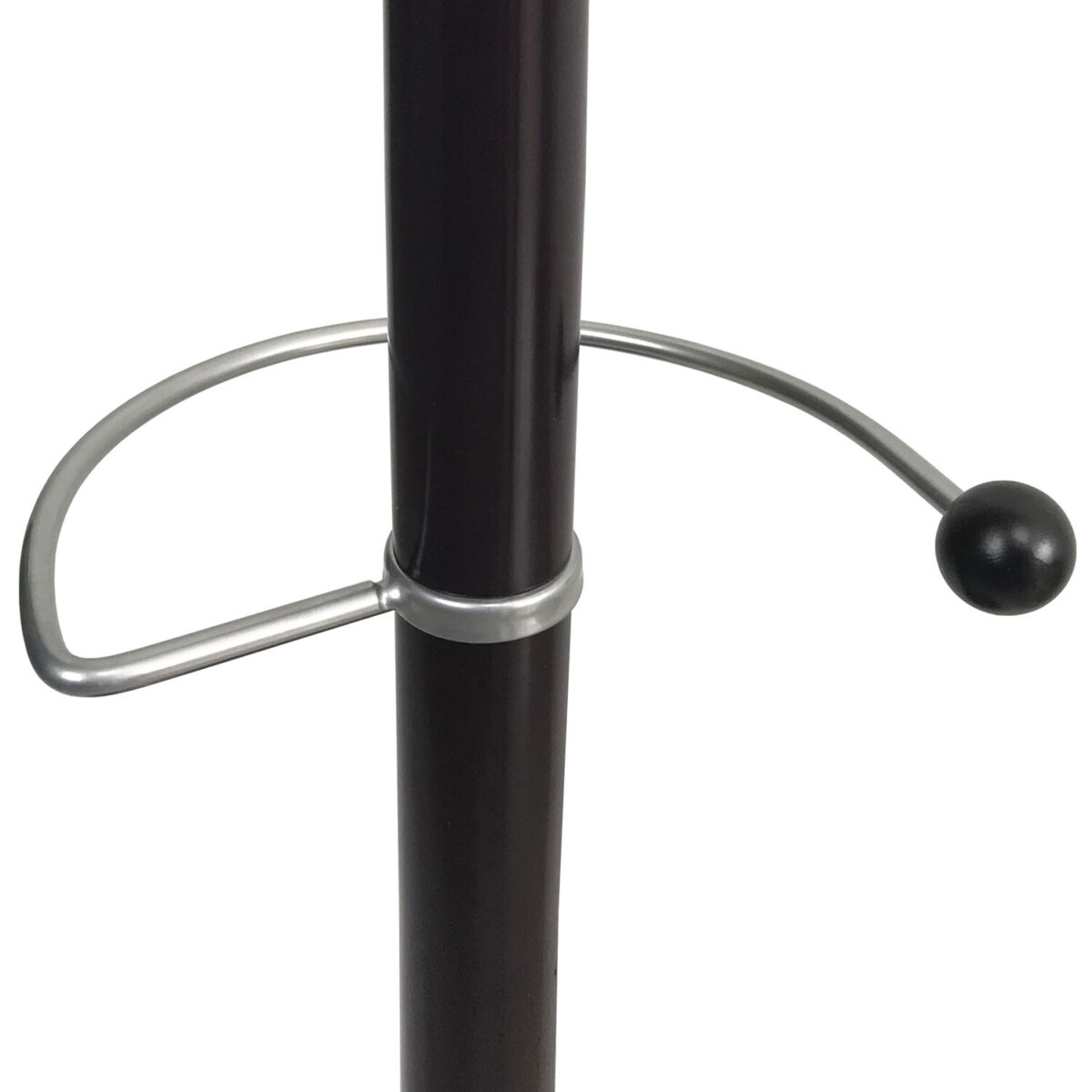 Вешалка-стойка BRABIX "CR-848" на мраморном диске, металл, 4+3 крючка, цвет коричневый, 606435 — изображение 4