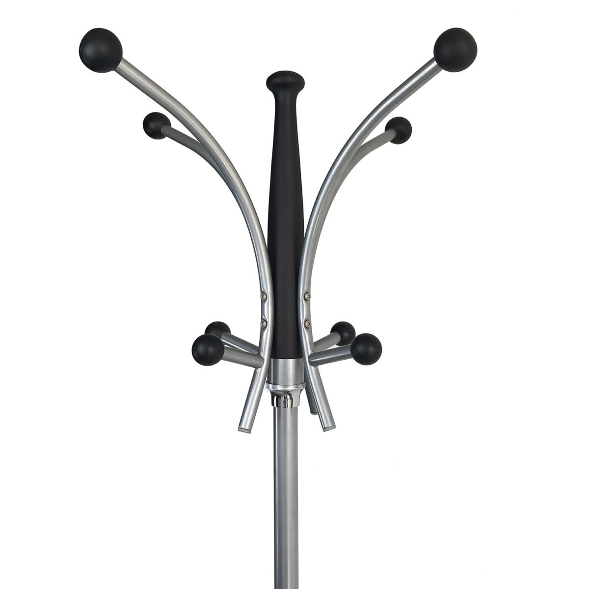 Вешалка-стойка BRABIX "CR-848" на мраморном диске, металл, 4+3 крючка, цвет коричневый, 606435 — изображение 2