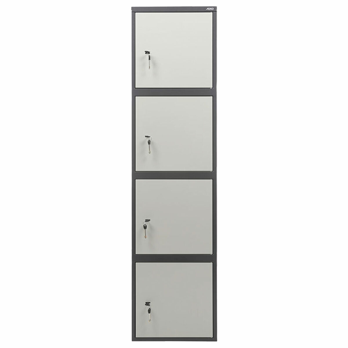 Шкаф металлический для документов AIKO "SL-185/4" ГРАФИТ, 1800х460х340 мм, 37 кг, S10799182502 — изображение 3