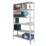 Стеллаж металлический "УНИВЕРСАЛ", 2000х1000х300 мм, УСИЛЕННЫЕ СТОЙКИ, 6 полок, регулируемые опоры, 290144 — изображение 5