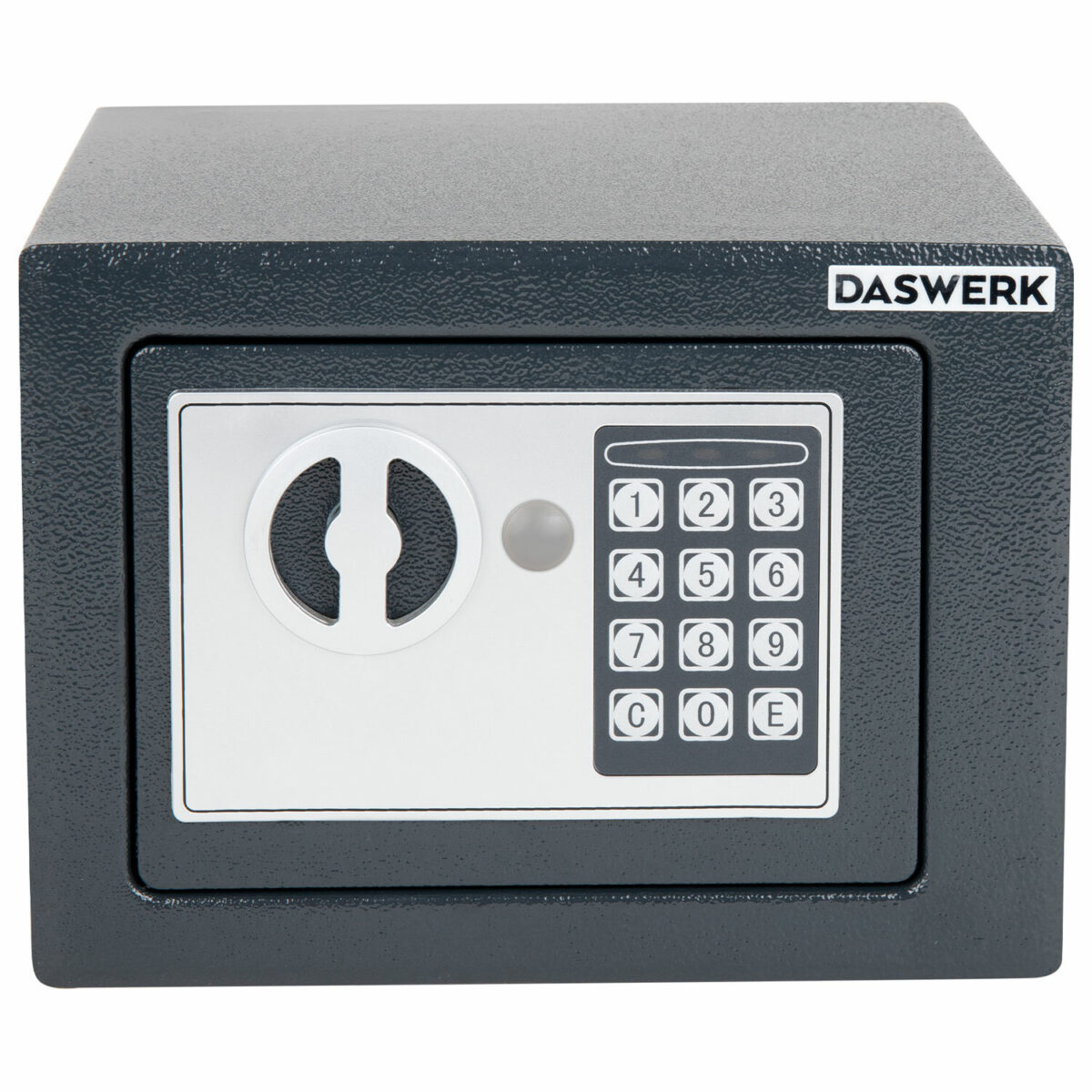Сейф мебельный DASWERK (ДАСВЕРК) SC-170EL (170х230х170 мм), электронный замок, графит, 291338 — изображение 3