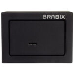 Сейф мебельный BRABIX "SF-140KL", 140х195х140 мм, ключевой замок, черный, 291140, S103BR210114 — изображение 4