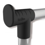 Вешалка для плечиков SHT-WR4150, 1615х860х440 мм, пластик/металл, черная/хром — изображение 2