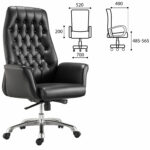 Кресло офисное BRABIX PREMIUM "Legacy EX-750", синхромеханизм, алюминий, экокожа, черное, 532492 — изображение 6