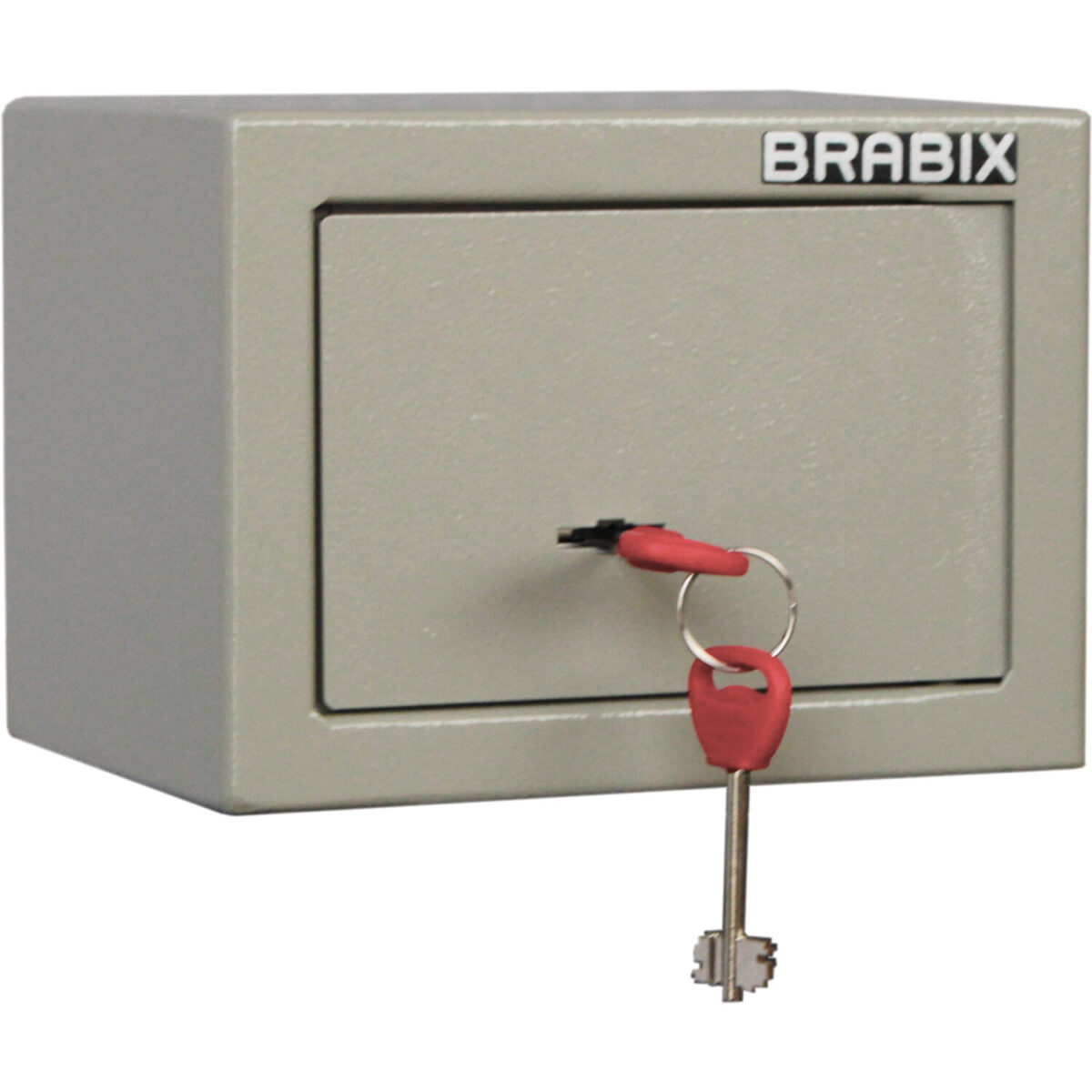 Сейф мебельный BRABIX "D-14m", 145х200х150 мм, 3 кг, ключевой замок, крепление к стене, 291160 — изображение 2