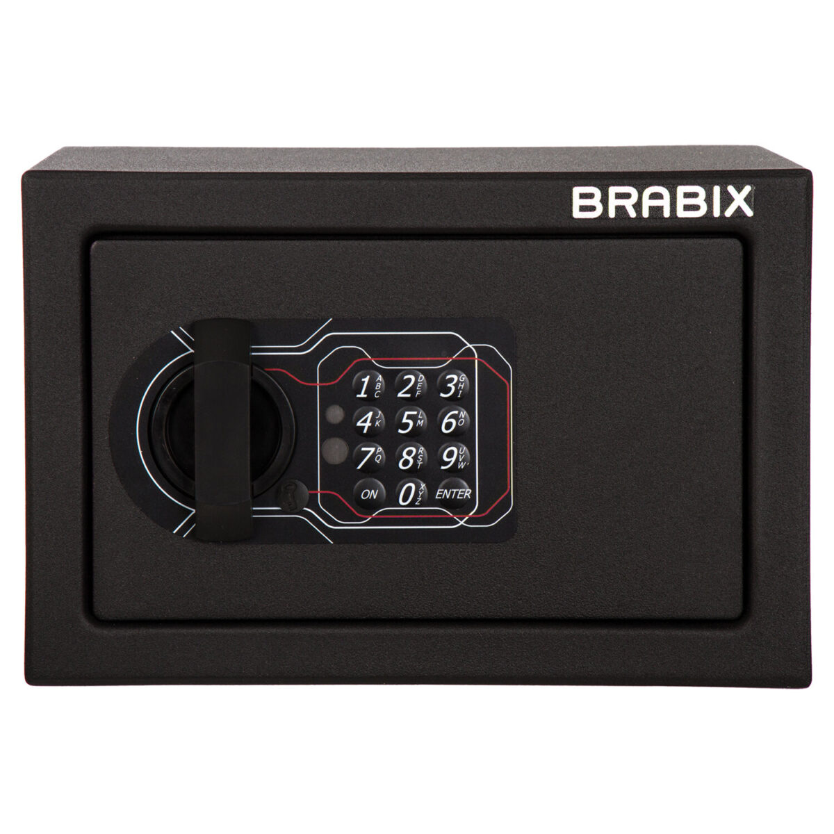 Сейф мебельный BRABIX "SF-170EL", 170х260х230 мм, электронный замок, черный, 291143, S103BR210614 — изображение 4
