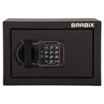 Сейф мебельный BRABIX "SF-170EL", 170х260х230 мм, электронный замок, черный, 291143, S103BR210614 — изображение 4