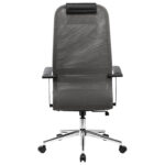 Кресло офисное BRABIX PREMIUM "Ultimate EX-801" хром, плотная двойная сетка Х2, черное/серое, 532918 — изображение 5