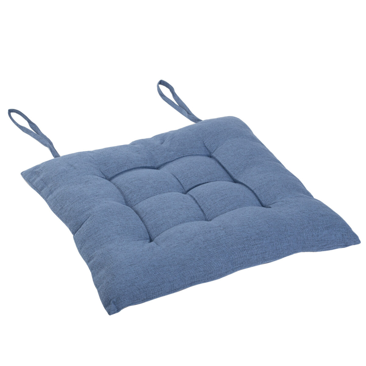 Подушка на стул "РОГОЖКА", 40x40 см, полиэстер, синяя, PRIMILA (ПРИМИЛА) LUX, 700503 — изображение 1