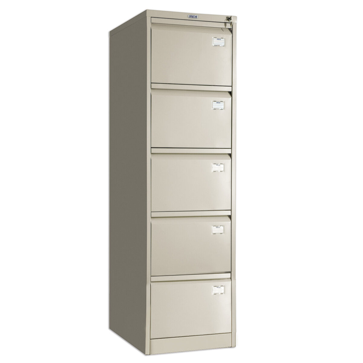 Шкаф картотечный ПРАКТИК "AFC-05", 1634х470х646 мм, 5 ящиков для 275 подвесных папок, формат папок Foolscap или A4 (БЕЗ ПАПОК) — изображение 2