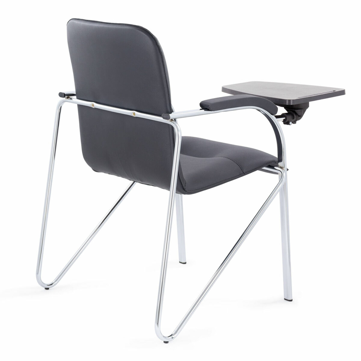 Кресло со столом BRABIX "Samba CF-108 BOX-2", хром каркас, кожзам черный, разобрано, 533218 — изображение 5