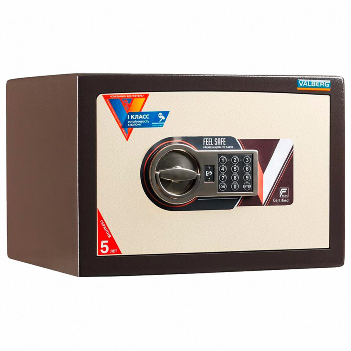 f0e5c8bd801d8dd98c7c939d5dc460ea_xl Сейф взломостойкий 1 класс VALBERG "Карат-30 EL new", 300х440х380 мм, 65 кг, электронный замок, S10499103440 — изображение 1