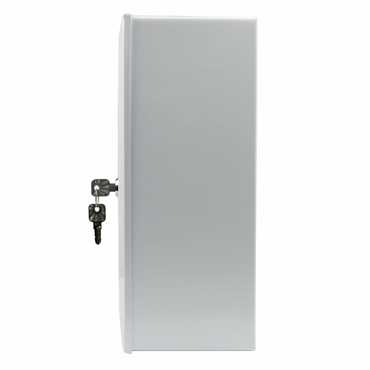 Шкафчик-аптечка металлический, навесной, 1 полка, ключевой замок, стекло, 330x280x140 мм — изображение 4