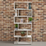 Стеллаж BRABIX "Scandi SH-008", 730х250х1760 мм, 6 секций, ЛДСП, белый, 641897, ЦБ013658-1 — изображение 8