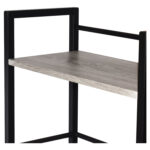 Стол на металлокаркасе BRABIX "LOFT CD-005", 1200х520х1200 мм, 3 полки, цвет дуб антик, 641222 — изображение 6