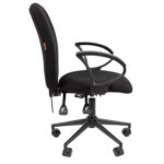 Кресло офисное Chairman CH 9801, пятилучие металл, ткань, черное, 7150934 — изображение 4