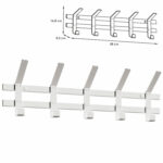 Вешалка настенная "Торонто-5", 168х580х85 мм, 5 крючков, металл, белая, ВНТ5 Б — изображение 2