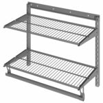 Гардеробная система BASIC G60S, 530х640х350 мм, 2 полки, 1 штанга, графит, S70299913415