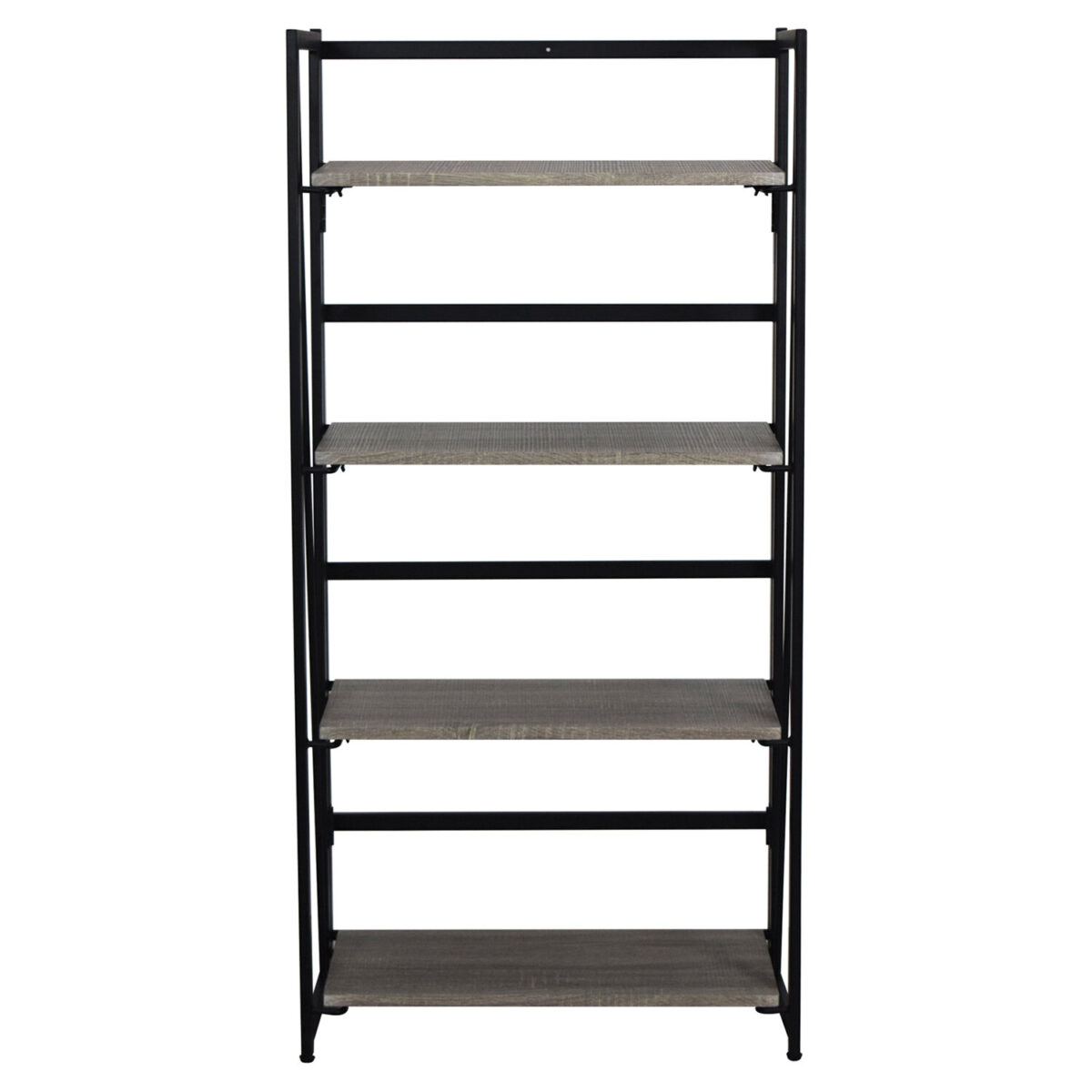 Стеллаж на металлокаркасе BRABIX "LOFT SH-001", 600х300х1250 мм, складной, цвет дуб антик, 641229 — изображение 3