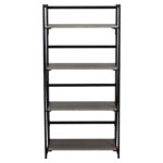 Стеллаж на металлокаркасе BRABIX "LOFT SH-001", 600х300х1250 мм, складной, цвет дуб антик, 641229 — изображение 3