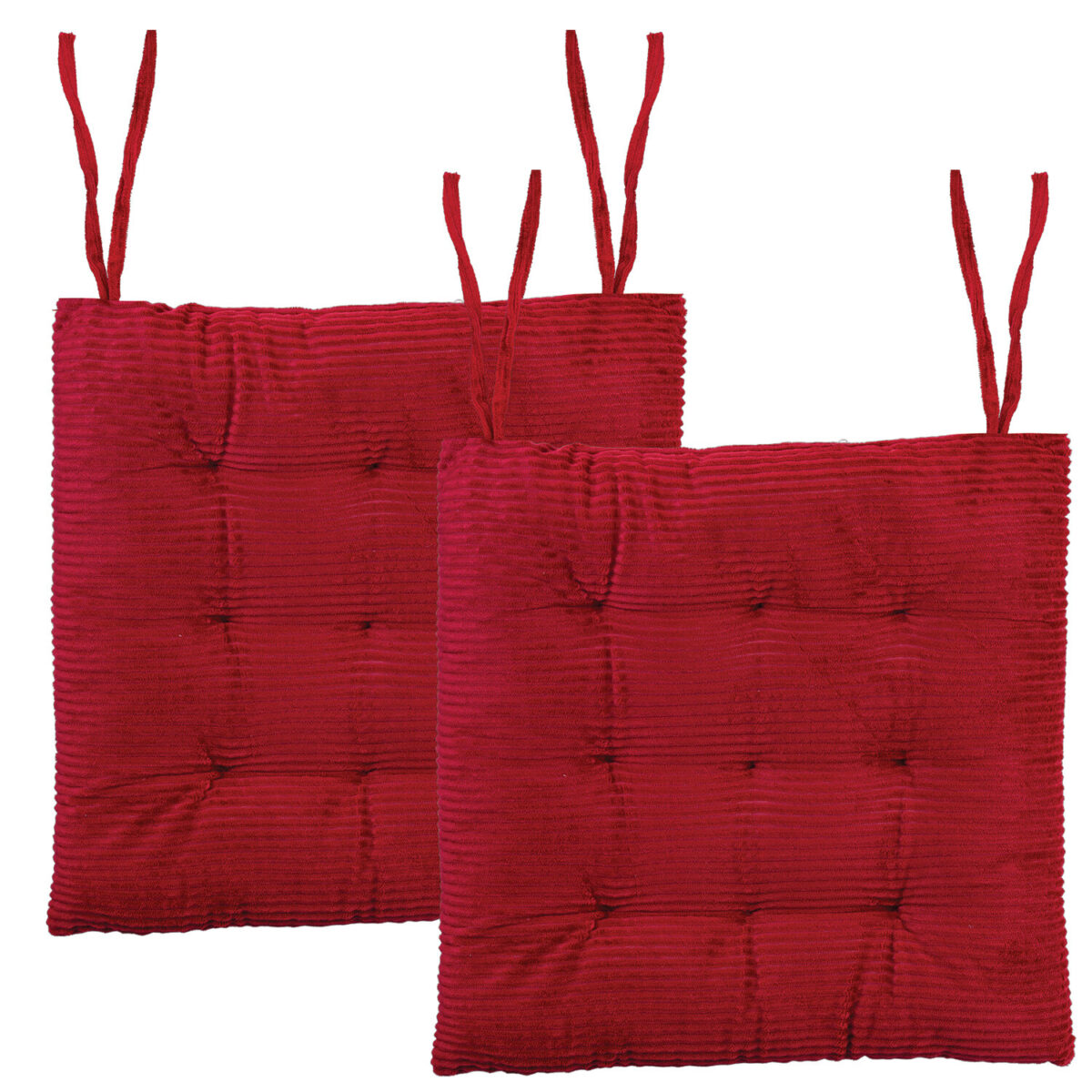 Подушка на стул "ВЕЛЬВЕТ" 38х38 см, полиэстер, бордовая, PRIMILA (ПРИМИЛА) CLASSIC, 700507 — изображение 7