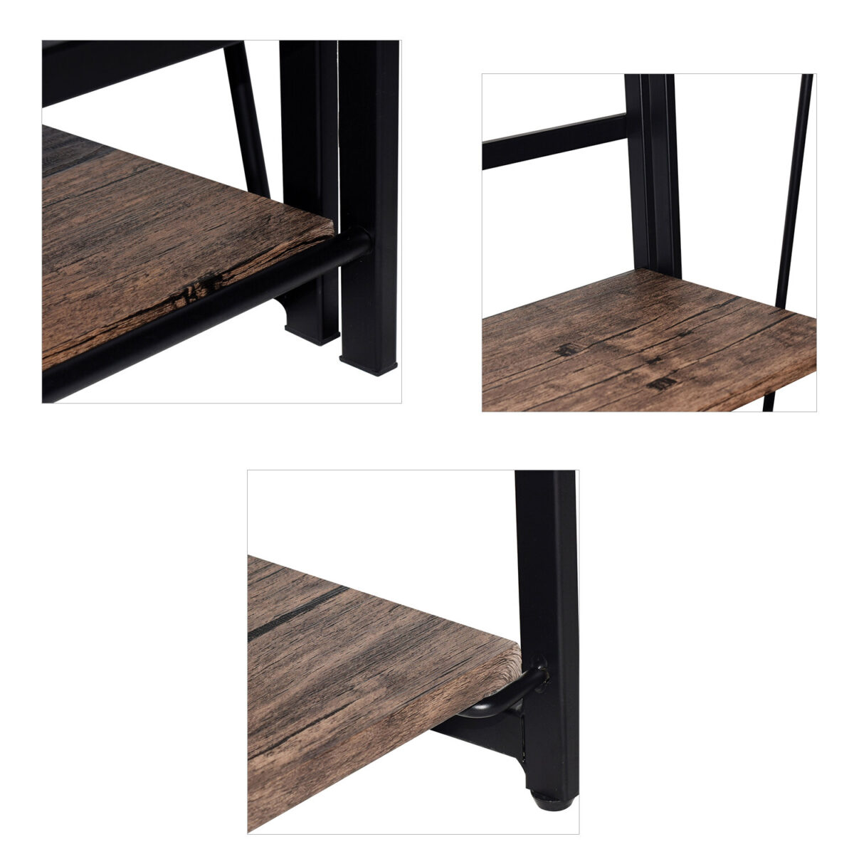 Стеллаж на металлокаркасе "BRABIX LOFT SH-001", 600х300х1250 мм, складной, цвет морёный дуб, 641228 — изображение 8