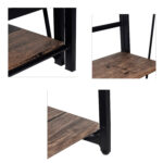 Стеллаж на металлокаркасе "BRABIX LOFT SH-001", 600х300х1250 мм, складной, цвет морёный дуб, 641228 — изображение 8