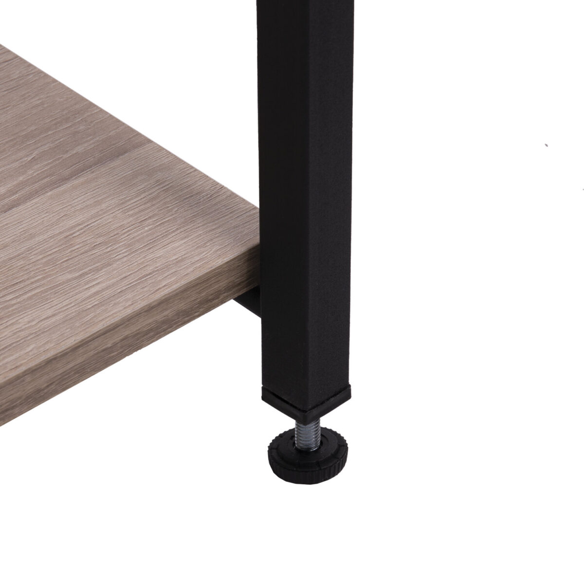 Стеллаж BRABIX "Smart SH-007", 605х295х1193 мм, ЛОФТ, трапеция, складной, металл/ЛДСП дуб, каркас черный, 641872 — изображение 7