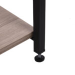 Стеллаж BRABIX "Smart SH-007", 605х295х1193 мм, ЛОФТ, трапеция, складной, металл/ЛДСП дуб, каркас черный, 641872 — изображение 7