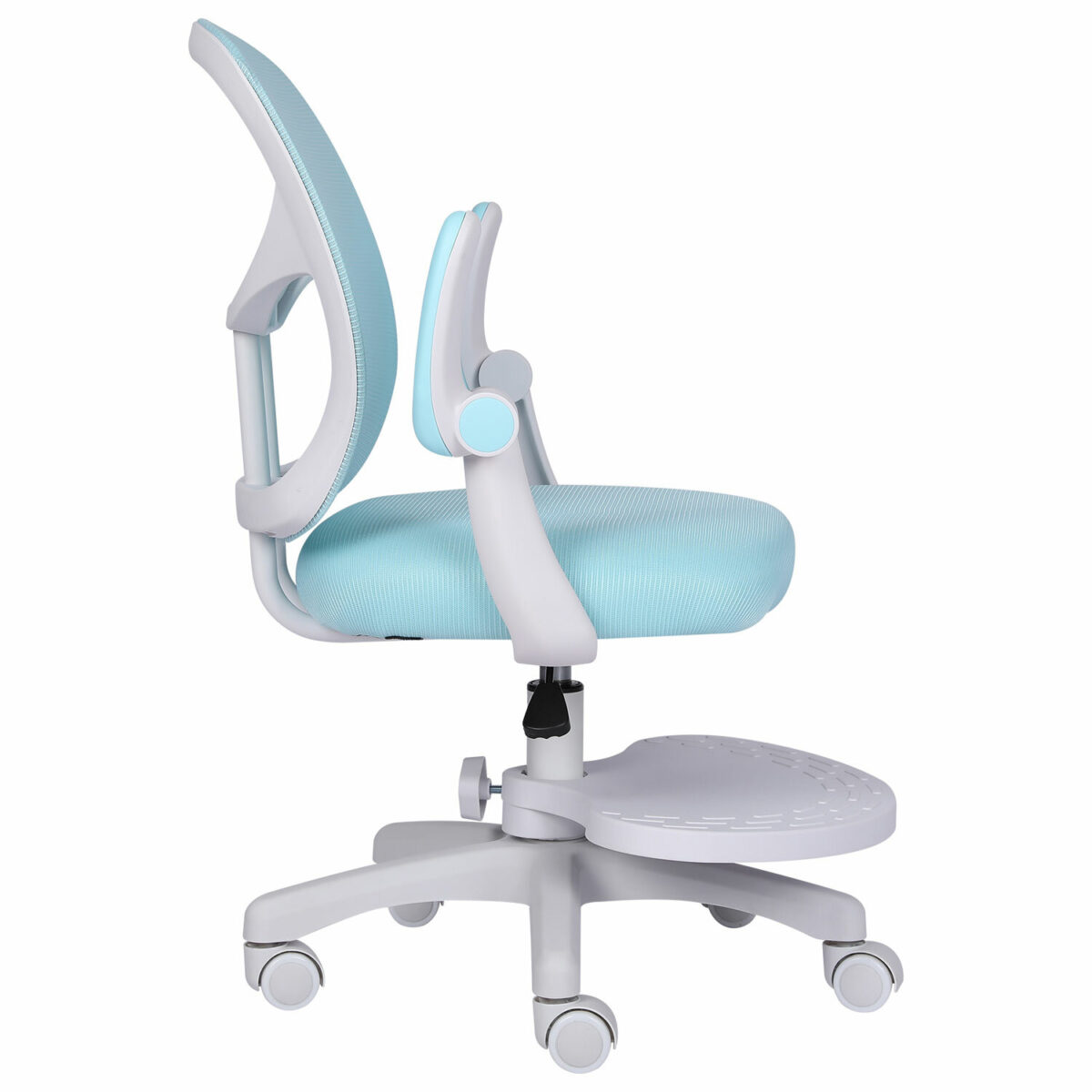 Кресло детское с подставкой для ног BRABIX "Toy MG-205", сетка/ткань TW, голубое, 533152 — изображение 4