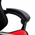 Кресло компьютерное CROMEX (КРОМЕКС) "Quantum GM-155 RGB", подсветка, две подушки, экокожа, черное/красное/серое, 532955 — изображение 14