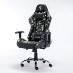 Кресло компьютерное BRABIX "Military GM-140", две подушки, экокожа, черное с рисунком милитари, 532802 — изображение 7