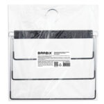 Вешалка-плечики качели 3 секции, металлическая, для юбок и брюк, ПВХ-покрытие, BRABIX, 607473 — изображение 2