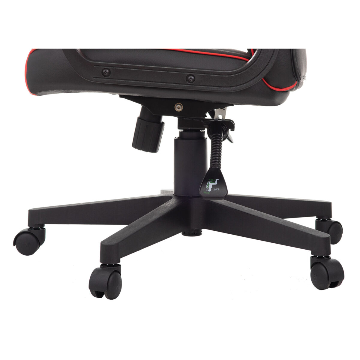 Кресло компьютерное BRABIX "Game GM-017", экокожа/ткань, черное/красное, 532642, GM-017_532642 — изображение 9