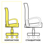 Кресло подростковое КОМПАКТНОЕ BRABIX "Jet MG-315", серо-синее, 531842 — изображение 2