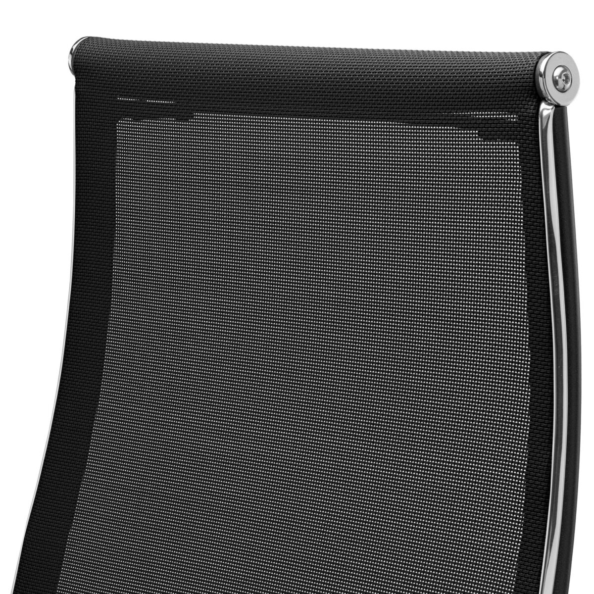 Кресло офисное МЕТТА "К-9" хром, прочная сетка, сиденье и спинка регулируемые, черное — изображение 14