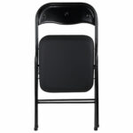 Стул складной BRABIX "Golf CF-007", черный каркас, кожзам черный, 531565 — изображение 12