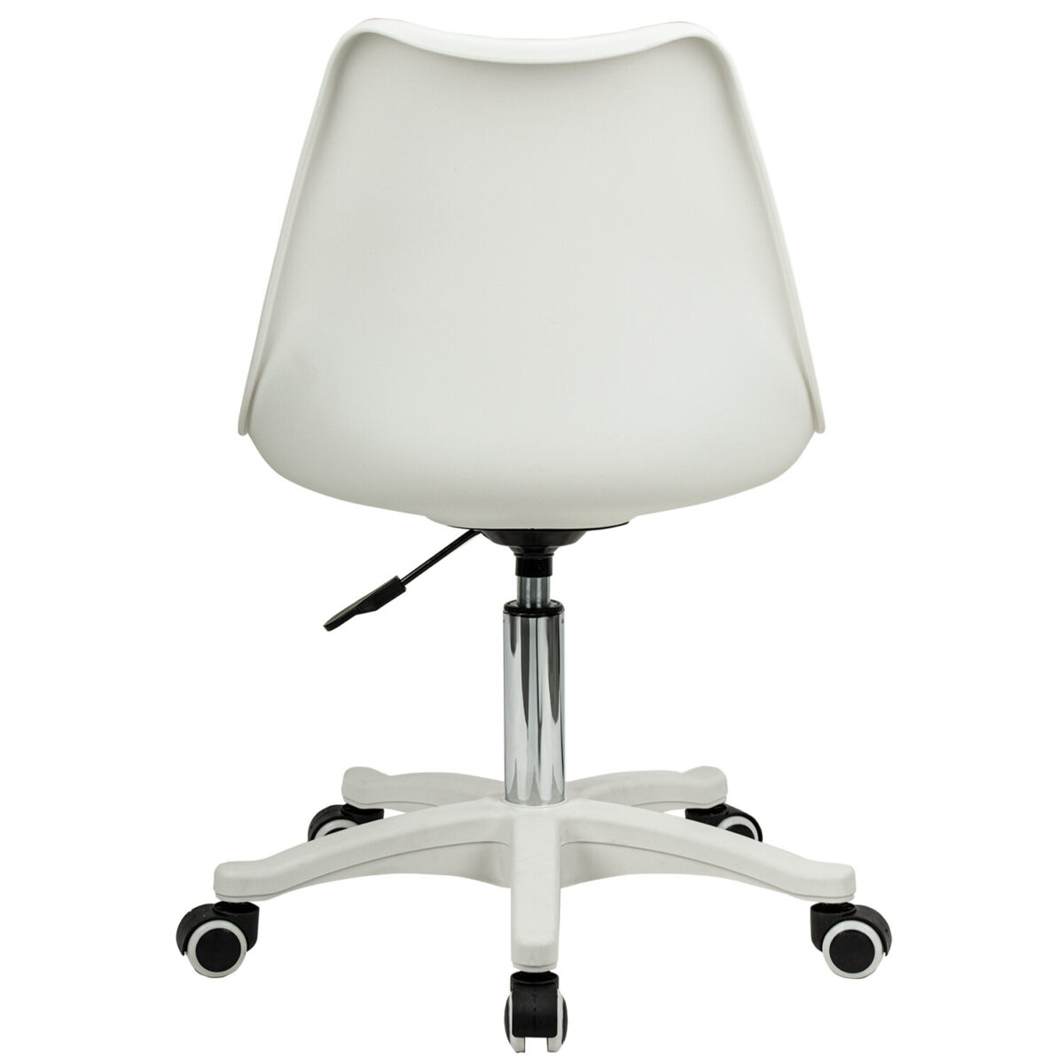 Кресло стул BRABIX "Eames MG-310 PL", пластик белый, экокожа белая, 532926 — изображение 4