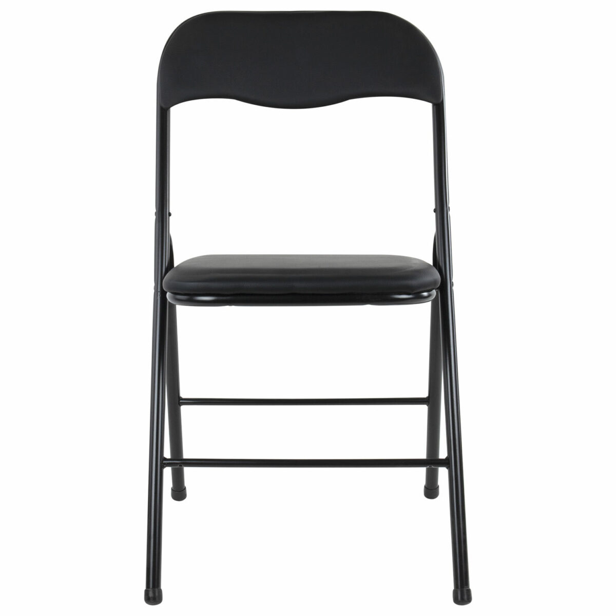 Стулья складные BRABIX "Golf CF-007", КОМПЛЕКТ 4 шт., черный каркас, кожзам черный, 533032 — изображение 5