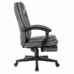 Кресло офисное CH-868MSG-BF, синхромеханизм, вибромодуль, подставка для ног, ткань, серое, 1998751 — изображение 5