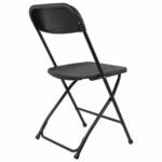 Стулья складные BRABIX "Golf CF-002", КОМПЛЕКТ 4 шт., черный каркас, пластик черный, 533030 — изображение 7