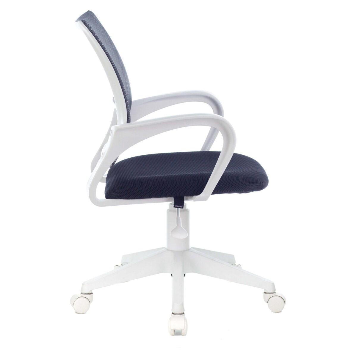 Кресло BRABIX "Fly MG-396W", с подлокотниками, пластик белый, сетка, темно-серое, 532400, MG-396W_532400 — изображение 5