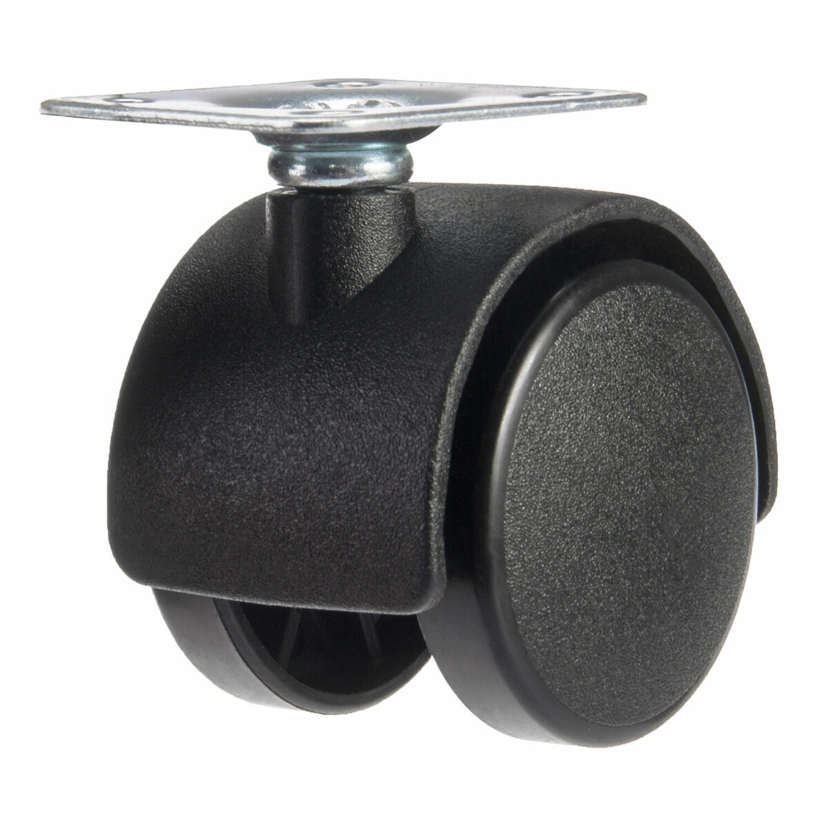 Колеса (ролики) для мебели, пластиковые d 35 мм, КОМПЛЕКТ 4 шт., черные, в пакете, WBZ (ВБЗ), 533090 — изображение 4