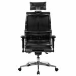 Кресло МЕТТА "Move" B2-10D, 2D-спинка, 3D-подголовник, 4D-подлокотники, экокожа, черное — изображение 5