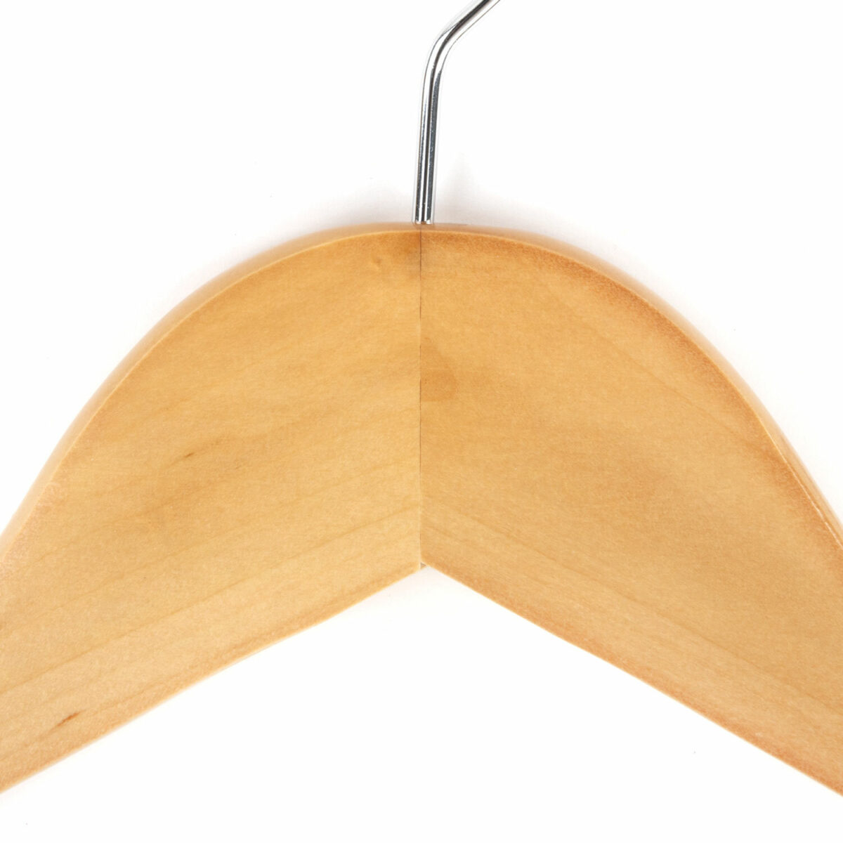 Вешалки-плечики, размер 48-50, КОМПЛЕКТ 5 шт., деревянная, перекладина, цвет сосна, ЛЮБАША Эконом, 604895 — изображение 6