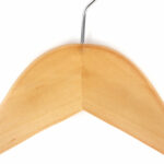 Вешалки-плечики, размер 48-50, КОМПЛЕКТ 5 шт., деревянная, перекладина, цвет сосна, ЛЮБАША Эконом, 604895 — изображение 6