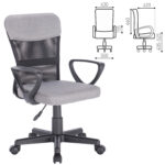 Кресло подростковое КОМПАКТНОЕ BRABIX "Jet MG-315", серое, 531840 — изображение 3