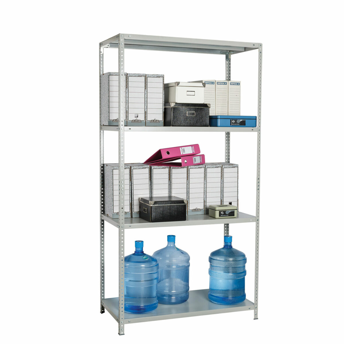 Стеллаж металлический BRABIX "MS-150/40/70-4", 1500х700х400 мм, 4 полки, 291101, S241BR044402 — изображение 2